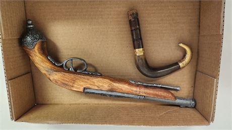 Decorative Gun & Cane Topper