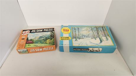 2 Vintage Puzzles