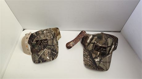 2 New Federated Camo Hats