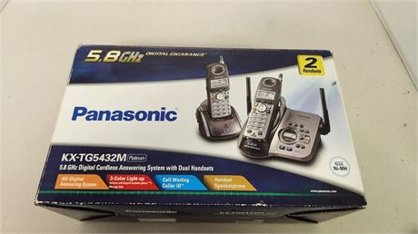 Panasonic Cordless Answering System & Dual Headsets