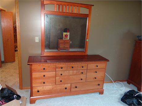 Dresser and Mirror