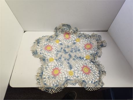 2 Large Decorative Doilies