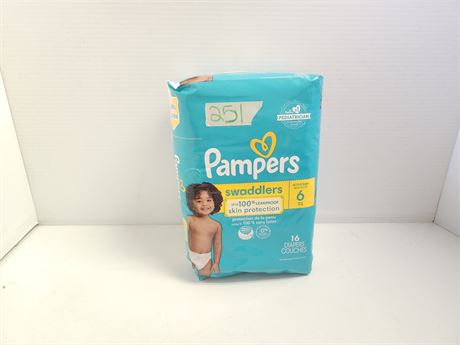 Pampers size 6