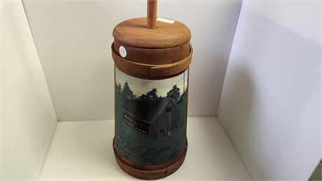 Painted Wood Butter Churn
