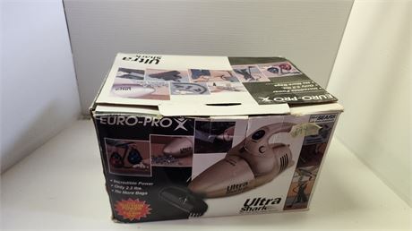 Euro Pro Ultra Shark Handheld Vacuum. NOT TESTED