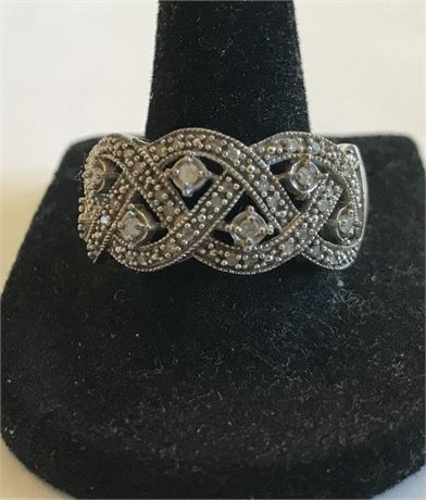 Stamped 925 ZRW Size 7 Ring