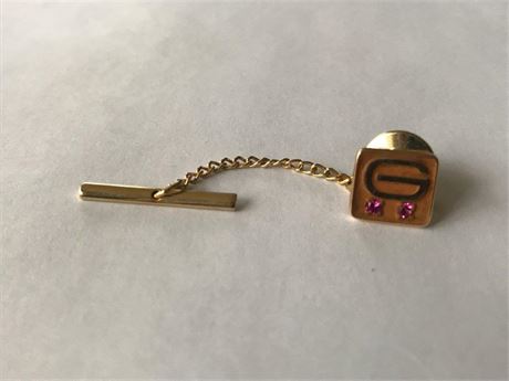 (Resale) Stamped 10K EMB CTO Tie Pin