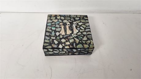 Lot Of 6 Mosaic Coasters