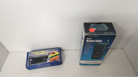 Realistic Walkie Talkie & Solar Radio
