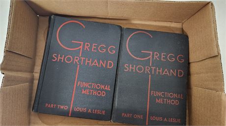 2 Gregg Shorthand Books