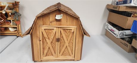 Large Wood Barn with toy animals