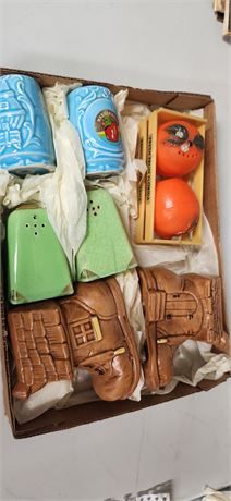 Vintage salt and pepper shakers