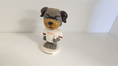 Cleveland Browns Dawg Pound Trapper Dog Bobblehead