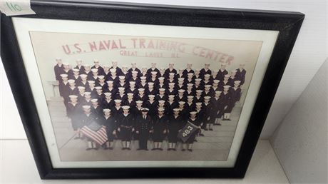 US Navy Framed Training Picture