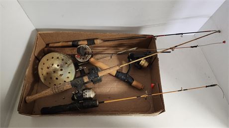 Vintage Fishing Reels & Poles