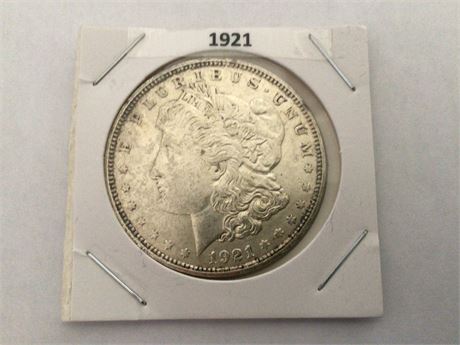 1921 Morgan Silver Dollar
