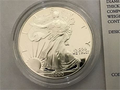 2000 American Eagle Silver Dollar