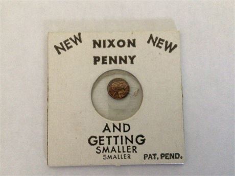 Political Penny from President Nixon Souvenir Novelity