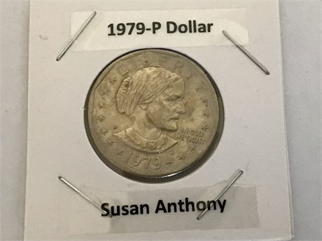 1979 - P Susan B Anthony Dollar Coin