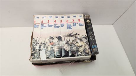 Various War VHS Movies