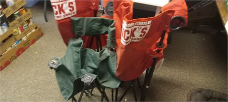3 folding Chairs