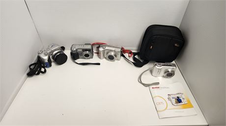 Kodak easy share & Olympus & Nikon Cool Pix 4800 Cameras