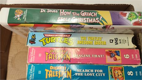 Lot Of Various VHS Tapes