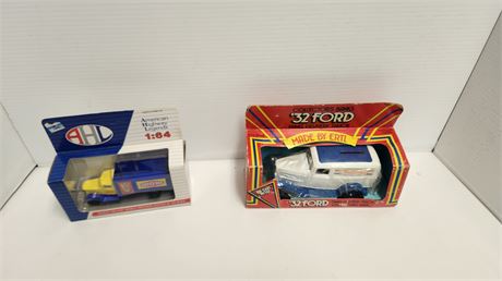 2 Die Cast Metal Collector Cars