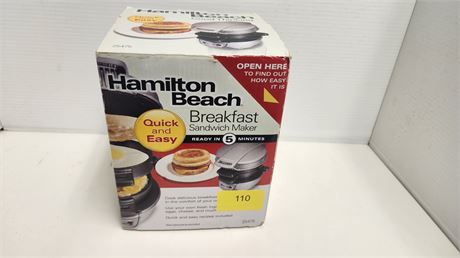 Hamilton Beach Breakfast Sandwich Maker