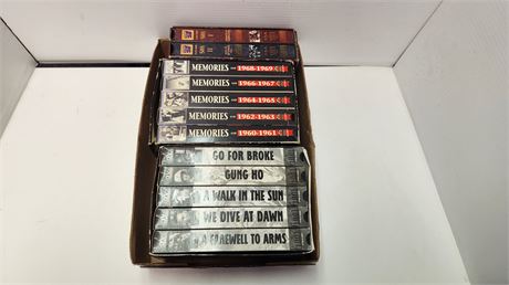 Various War VHS Tapes