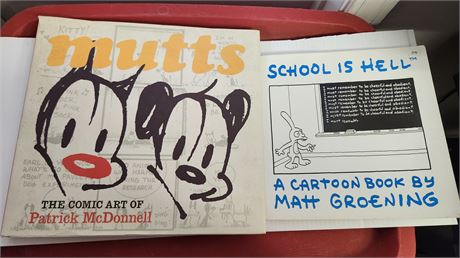 2 Cartoon Art Books