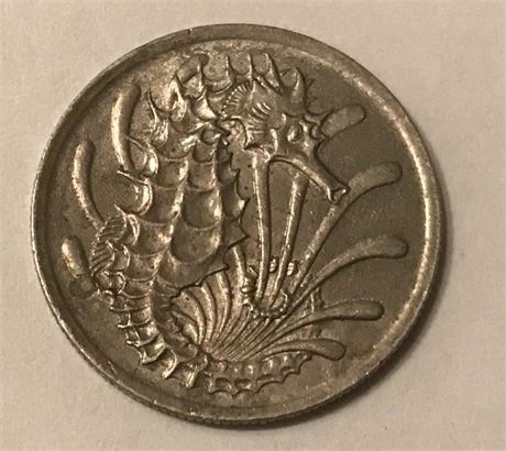 1970 Singapore 10 Cents