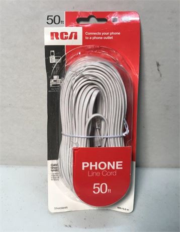 RCA 50ft Phone Cable (N.O.S.)