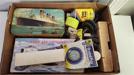 Heller Airplane Model & Miscellaneous Items