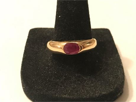 Stamped 14K Size 5.25 Ring