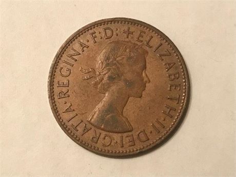 1962 Great Britain One Penny