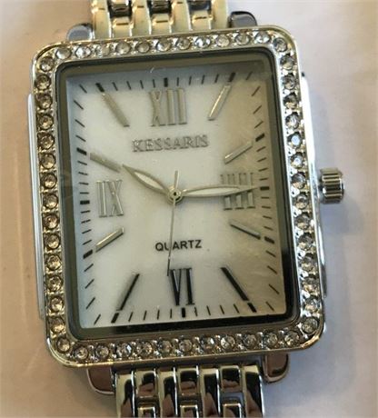 Kessaris Silver Tone Watch