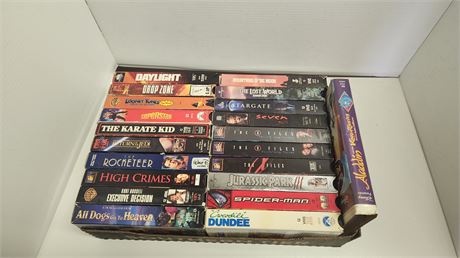 Lot Of VHS Movies