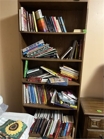 Books and Shelf Lot