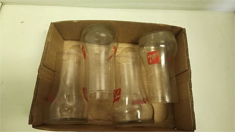 7-Up Vintage Drinking Glasses
