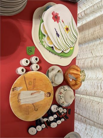 Plates, Official Plate with Number "Angel with a Black Eye"