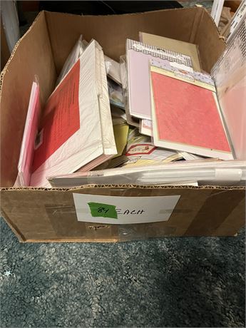 Paper, Card Lot