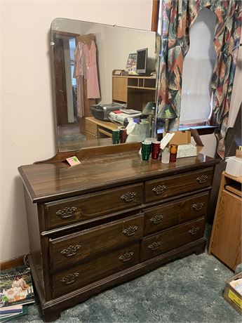Dresser and Mirror