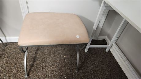 Small Metal Vanity Seat