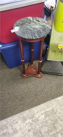 Small round side table