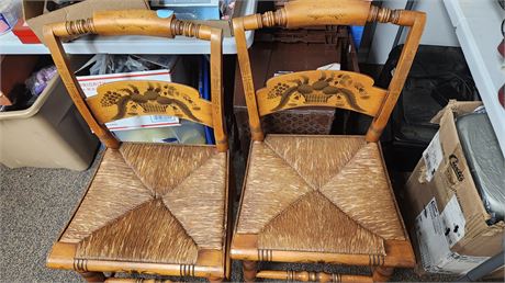 2 Vintage L. Hitchcock Vintage Chairs
