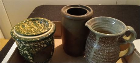 3 Pottery Vases
