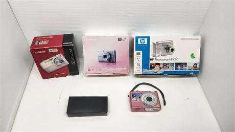 Cannon power shot,,casio, and hp cameras