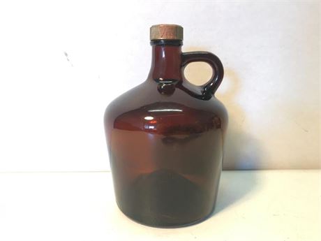 Brown Glass Growler