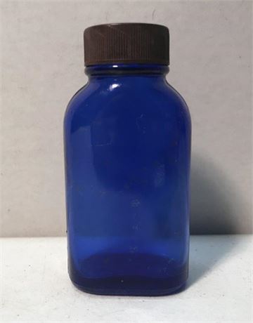 Phillips Milk of Magnesia Cobalt Blue Bottle